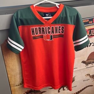 Miami hurricanes football Jersey size 4t